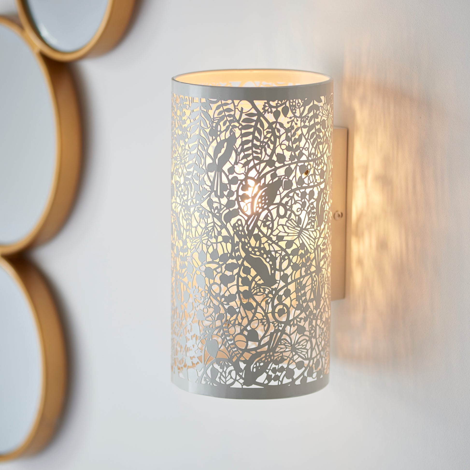 Secret Garden Wall Light, Antique Brass