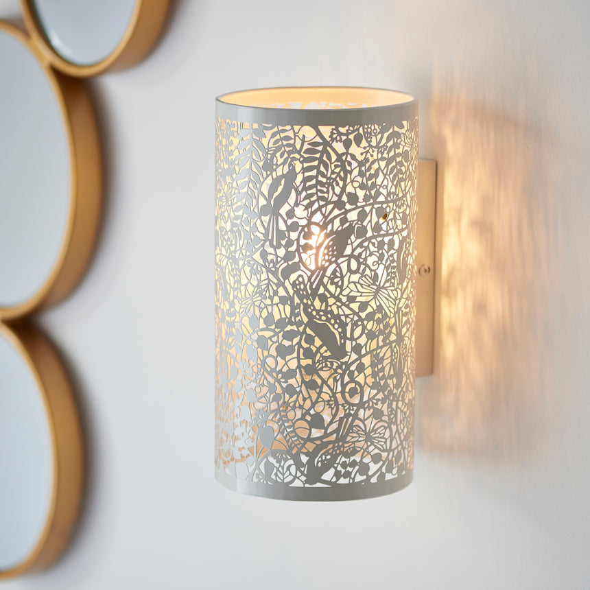 Secret Garden Wall Light, Antique Brass
