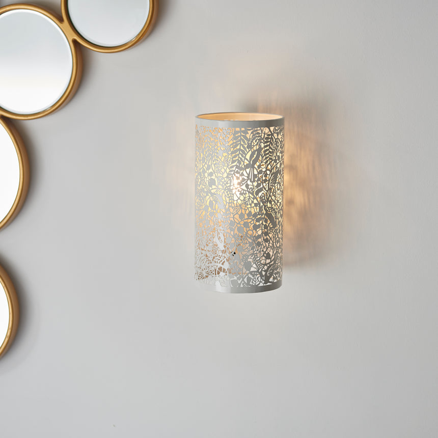 Secret Garden Wall Light, Antique Brass