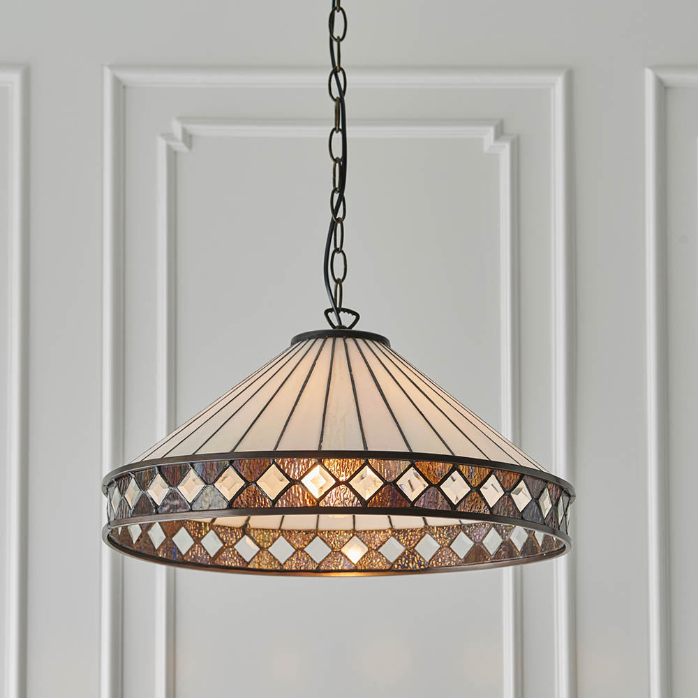 Fargo 50cm Tiffany Pendant Light