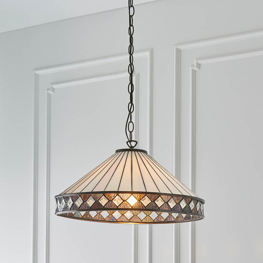 Fargo 50cm Tiffany Pendant Light