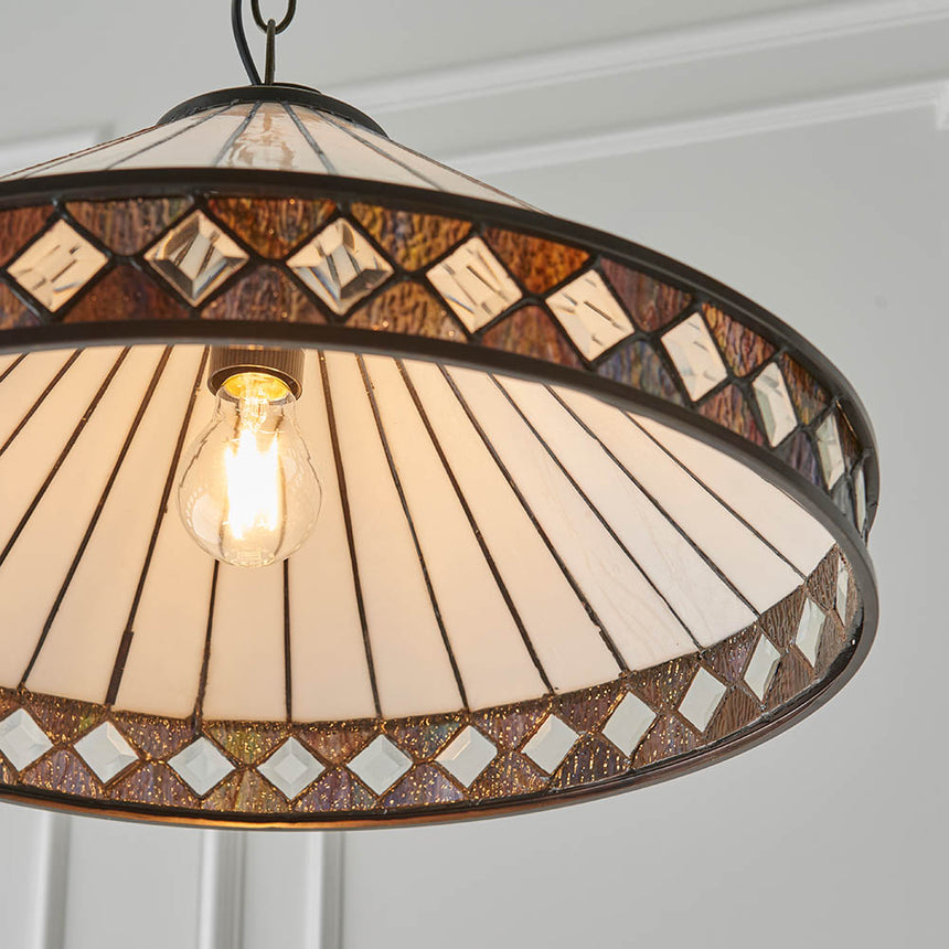 Fargo 50cm Tiffany Pendant Light