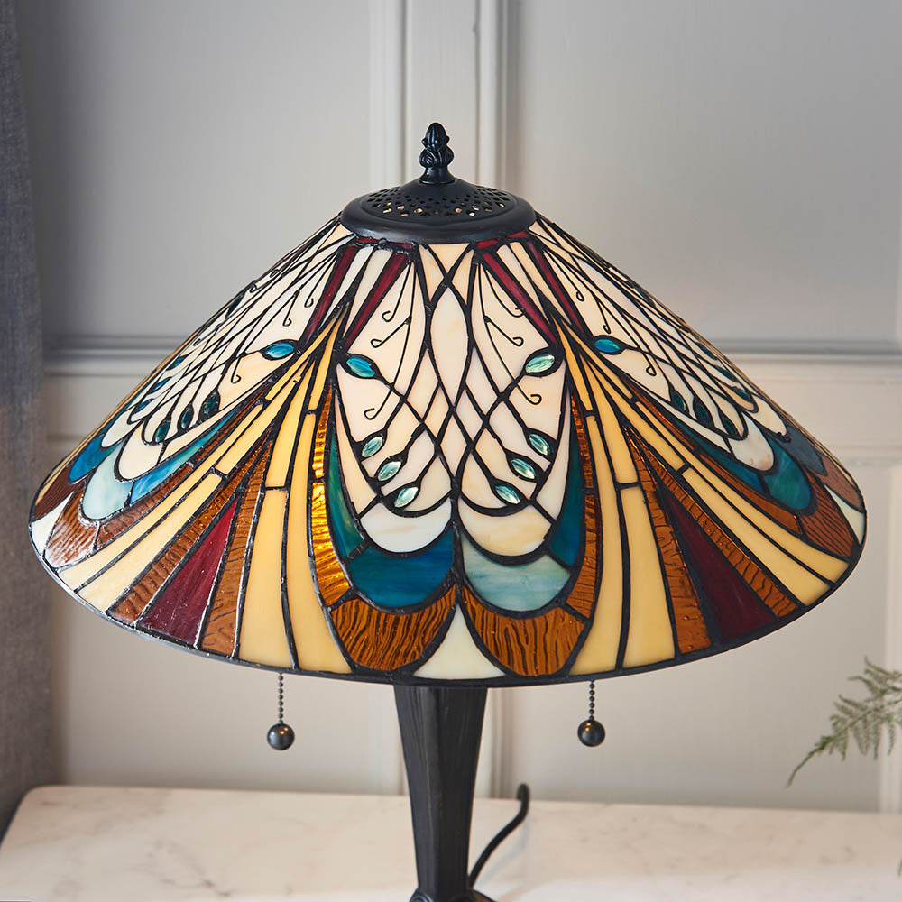 Hector Medium Tiffany Table Lamp