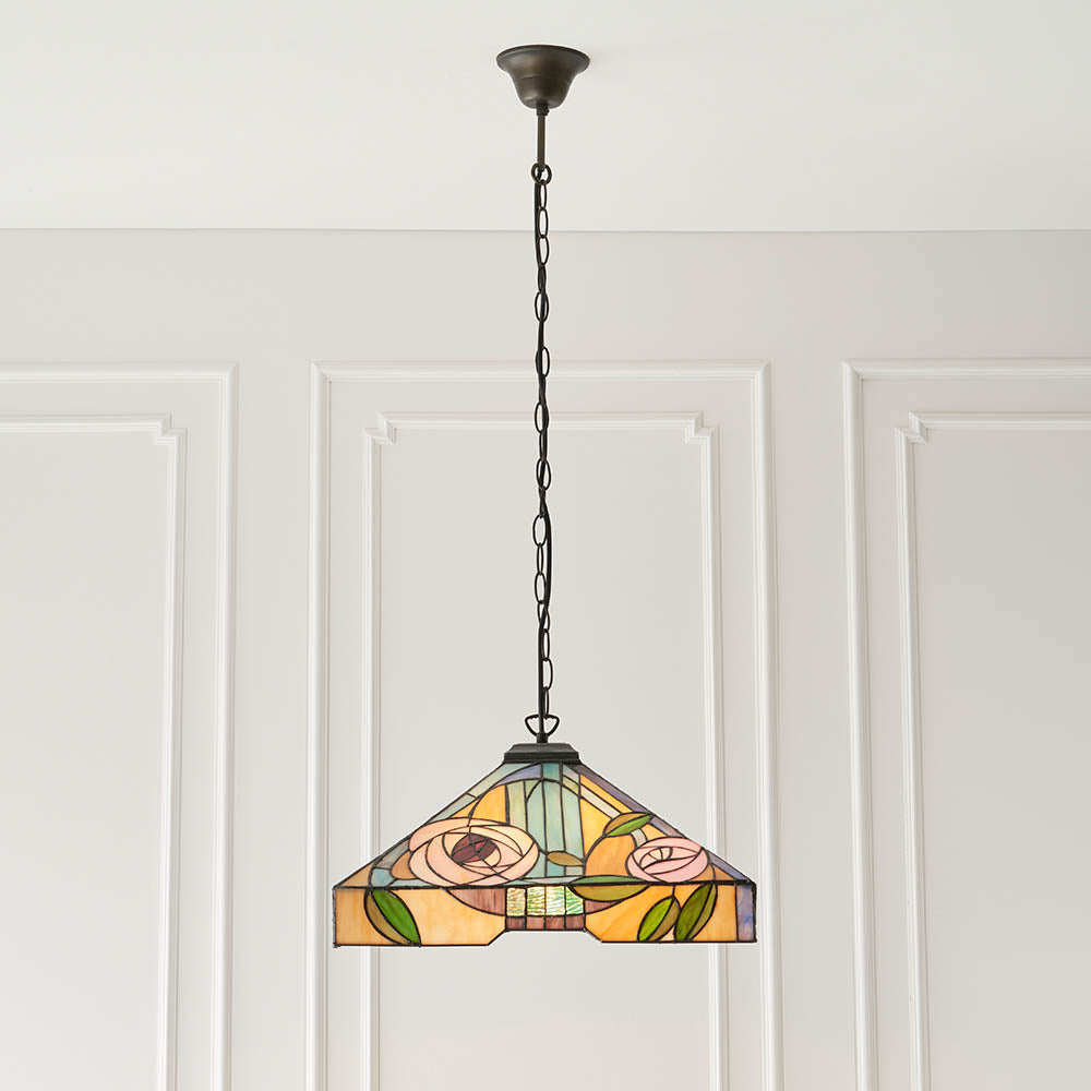 Willow 42cm Tiffany Pendant Light