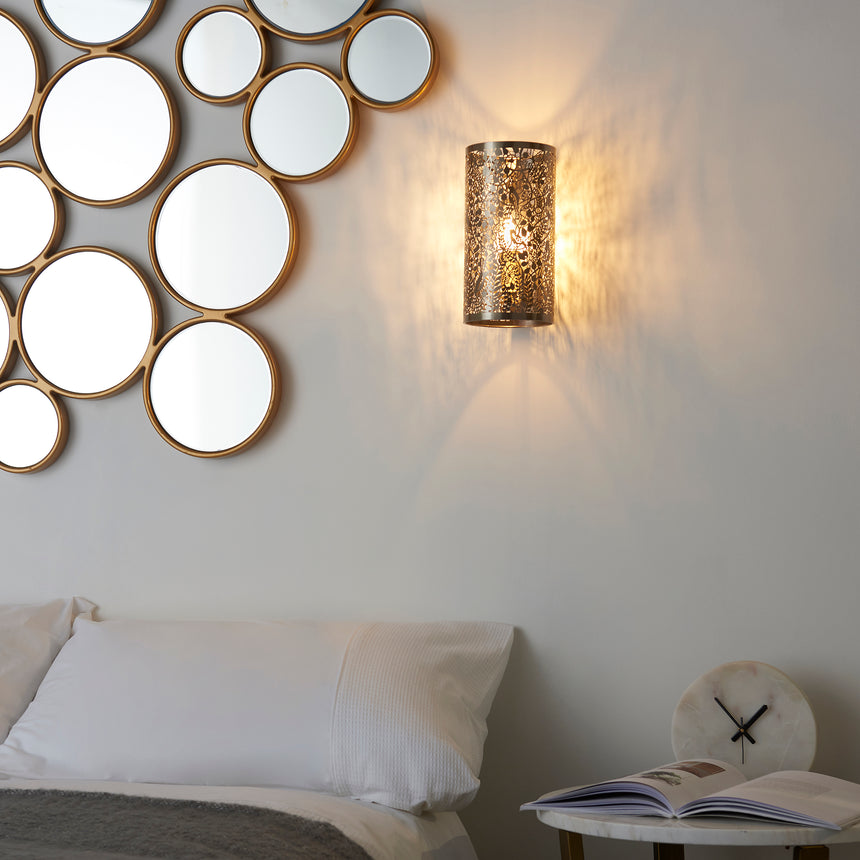 Secret Garden Wall Light, Antique Brass