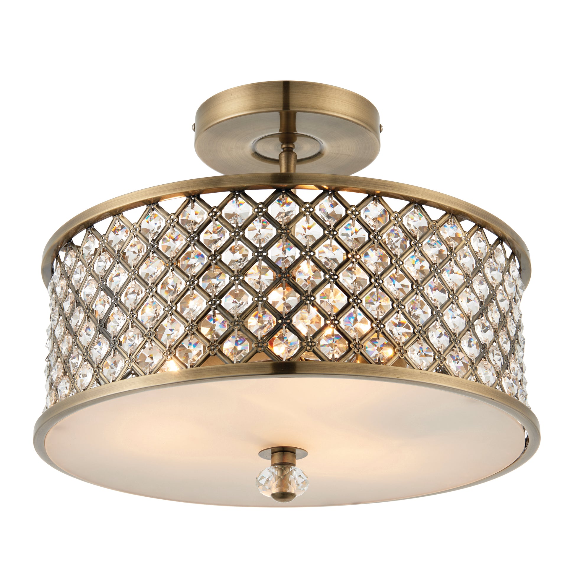 Hudson 3-Light Semi-flush Ceiling Light