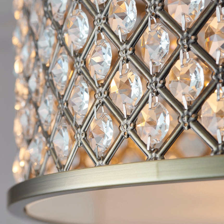 Hudson 3-Light Semi-flush Ceiling Light