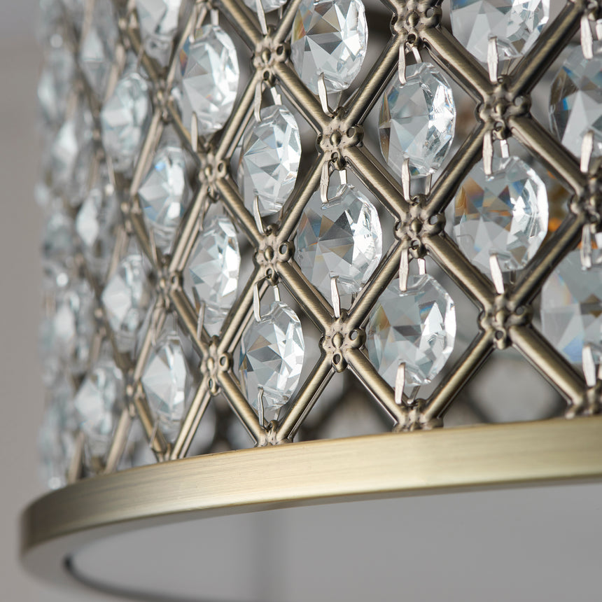 Hudson 3-Light Semi-flush Ceiling Light