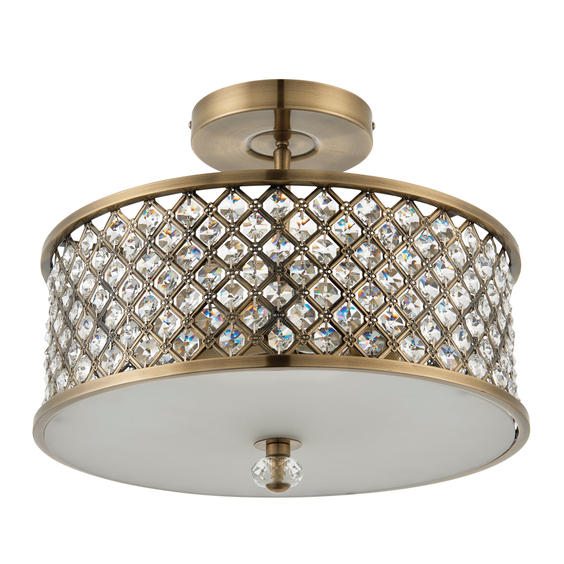 Hudson 3-Light Semi-flush Ceiling Light