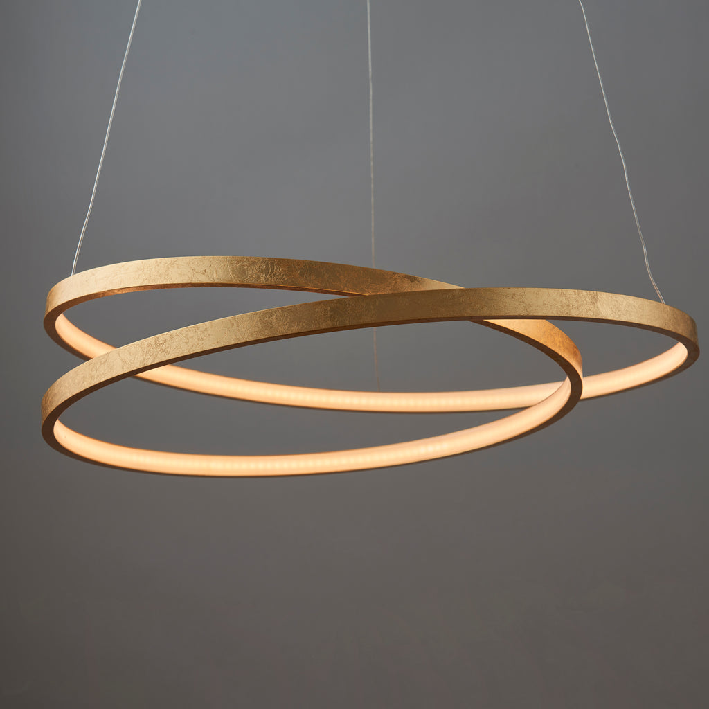 Scribble LED Pendant Light, Gold