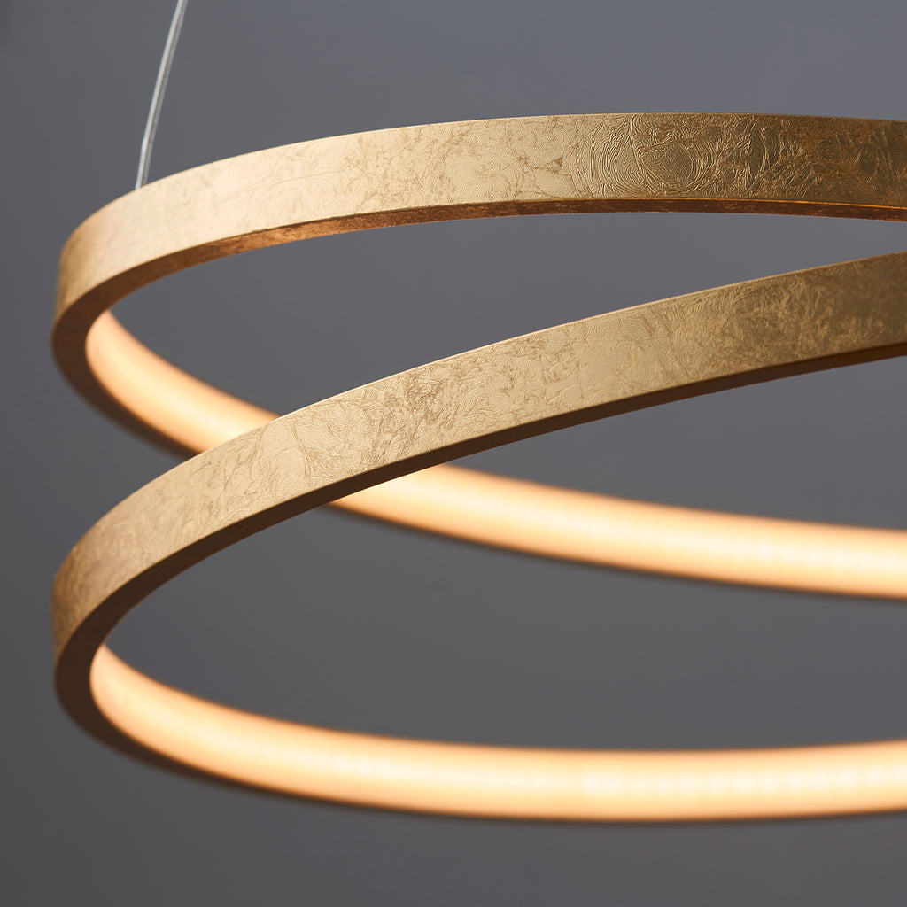 Scribble LED Pendant Light, Gold