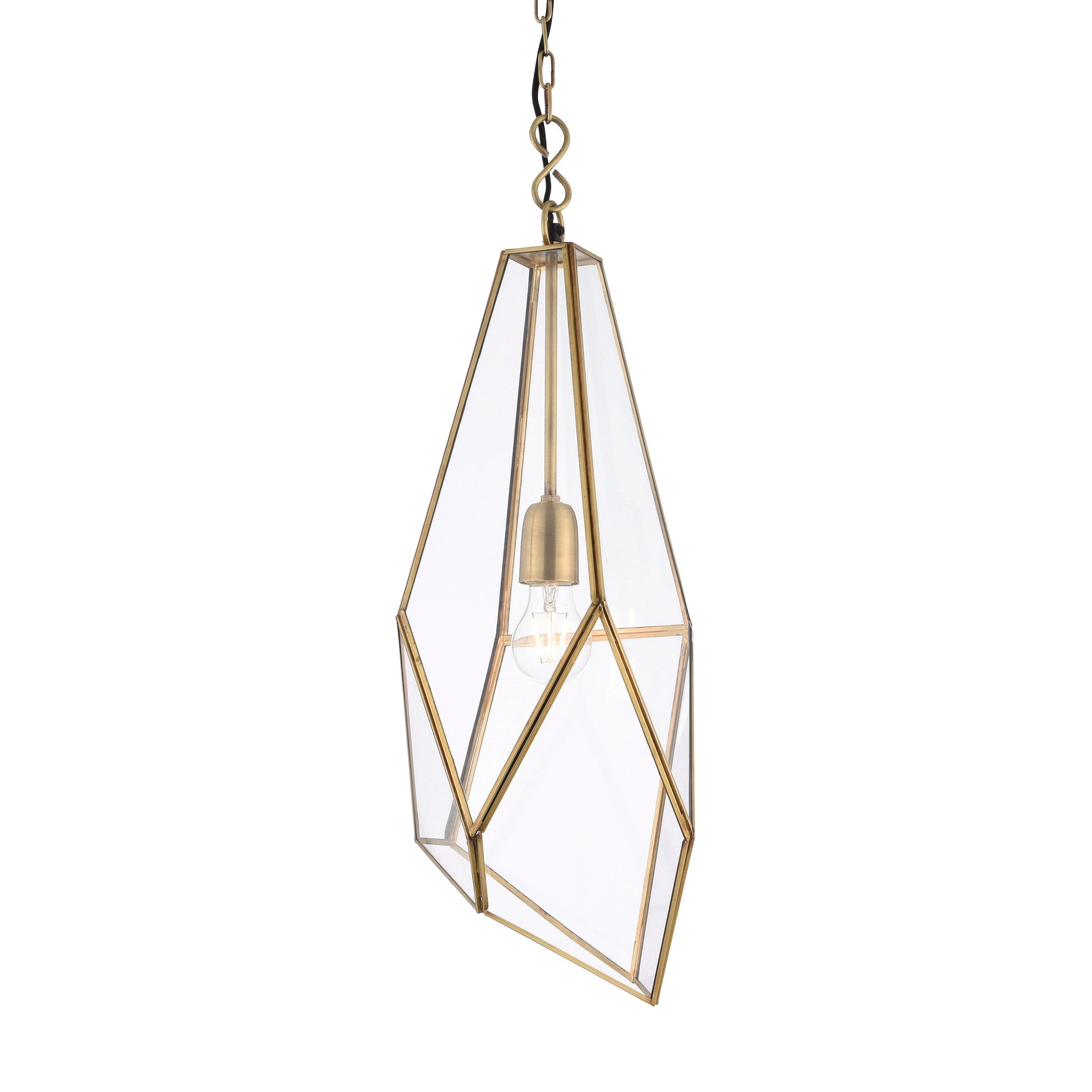 Avery Pendant Light, Antique Brass