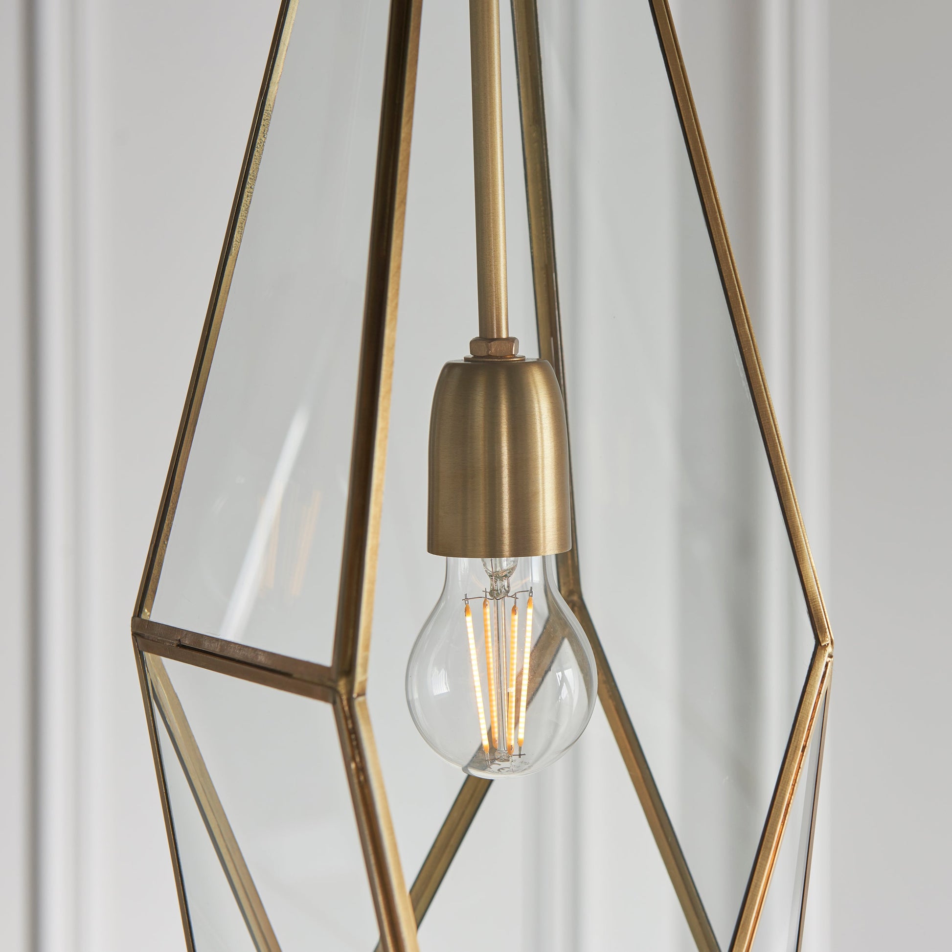 Avery Pendant Light, Antique Brass