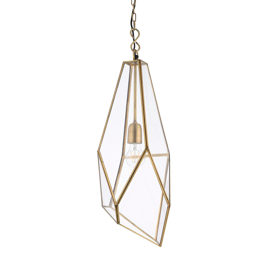 Avery Pendant Light, Antique Brass
