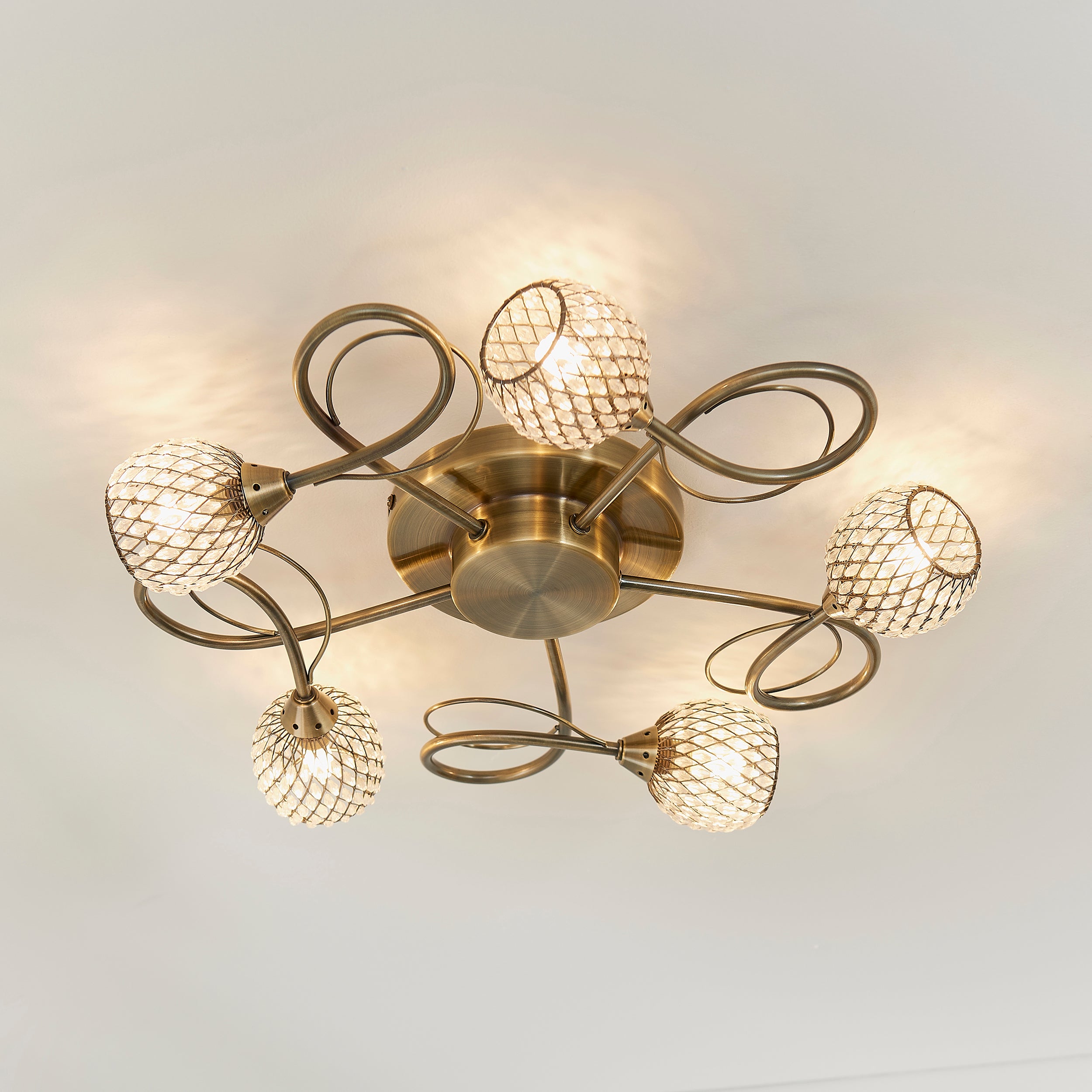 5 light semi flush ceiling light hotsell