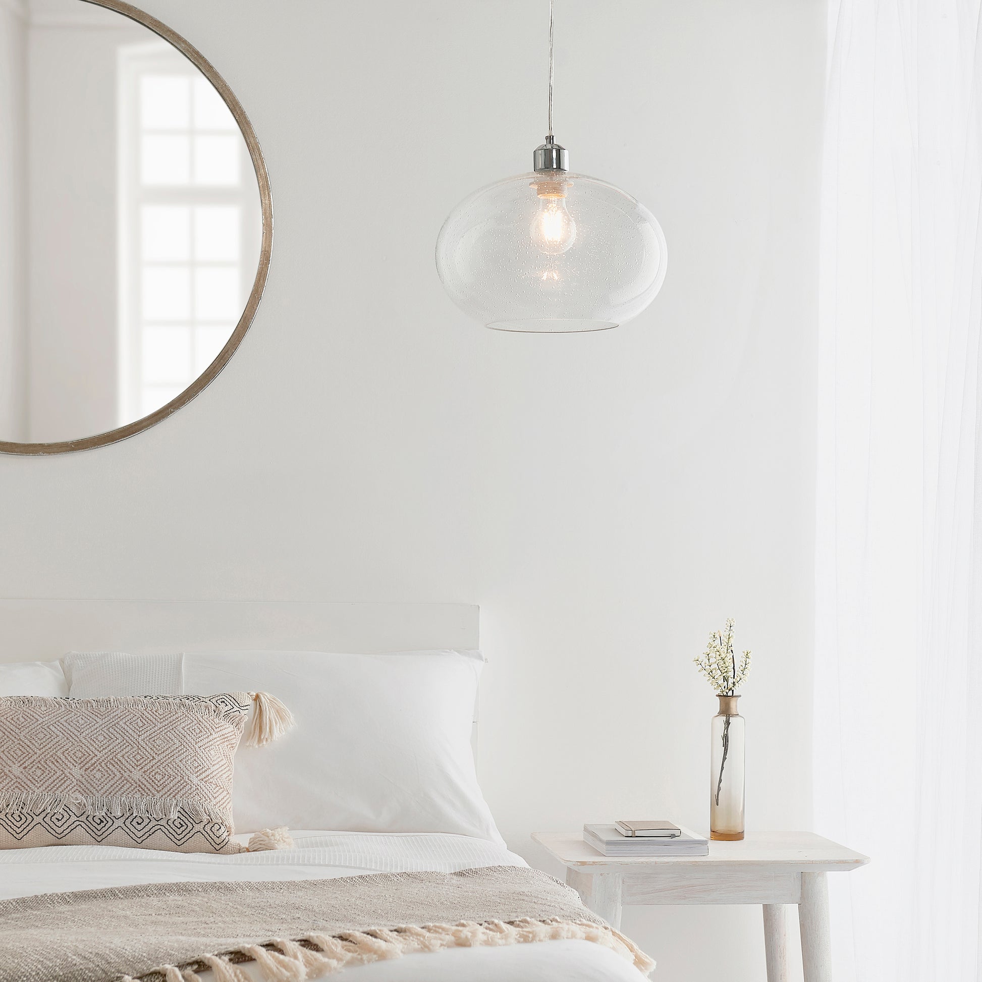 Bubble Glass Easy Fit Pendant Light