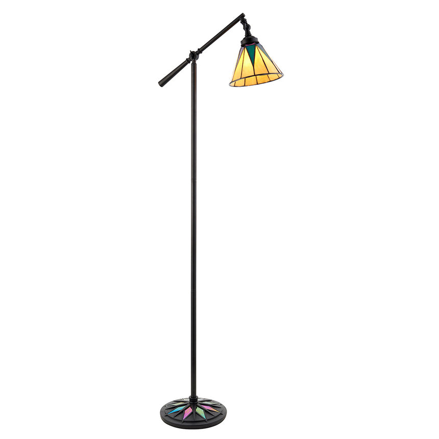 Dark Star Task Tiffany Floor Lamp