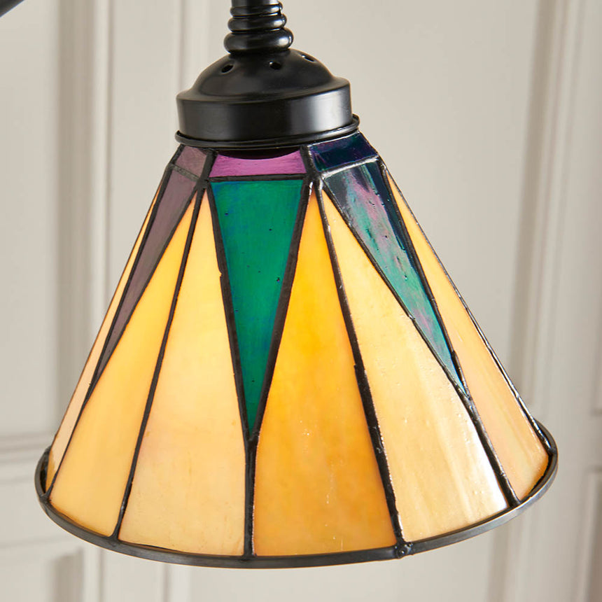 Dark Star Task Tiffany Floor Lamp
