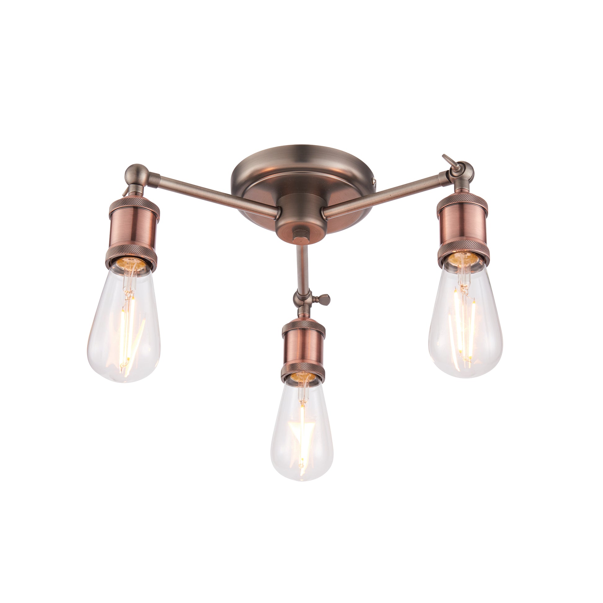 Hal 3 Light Semi-flush Ceiling Light