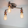 Hal 3 Light Semi-flush Ceiling Light