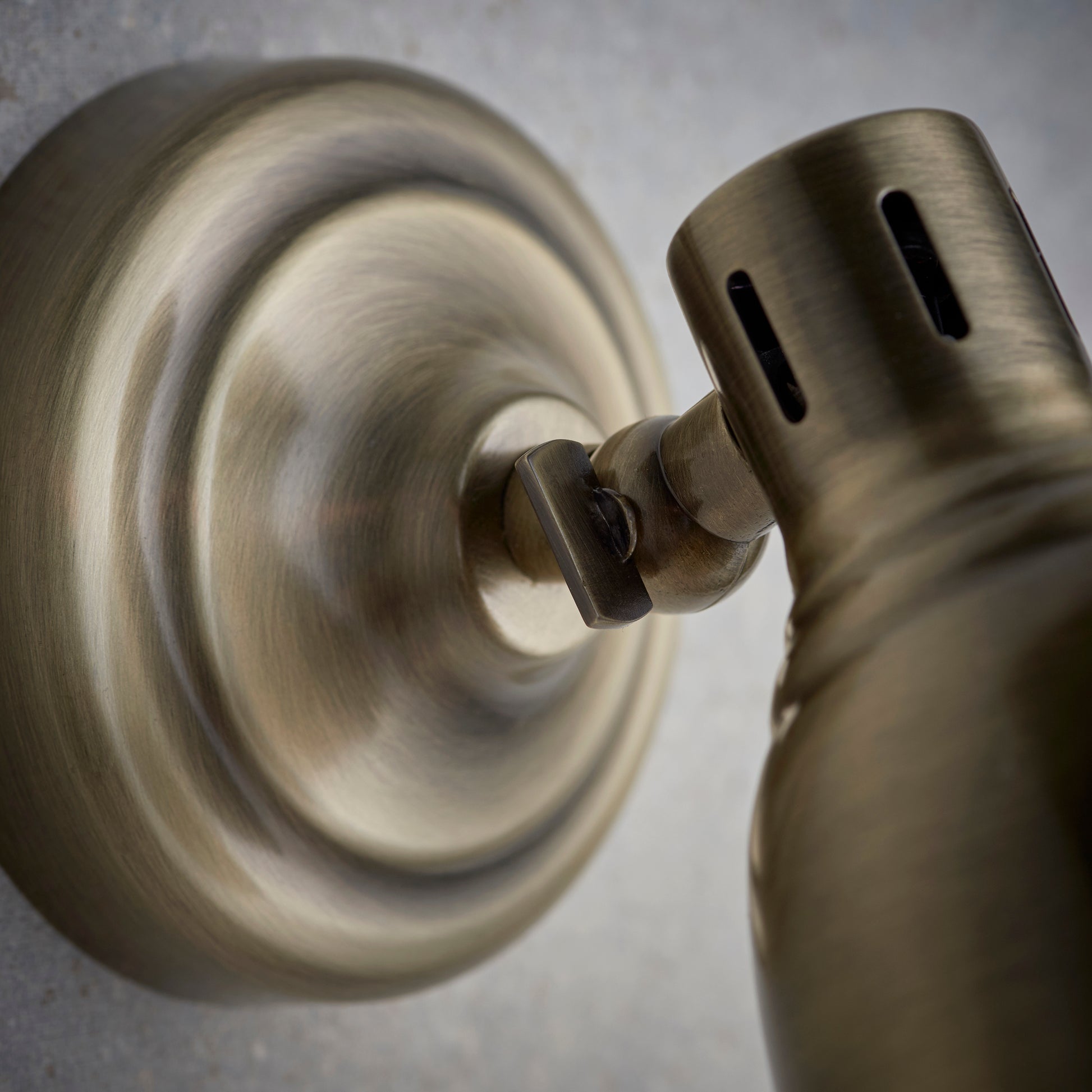 Westbury Wall Spotlight, Antique Brass