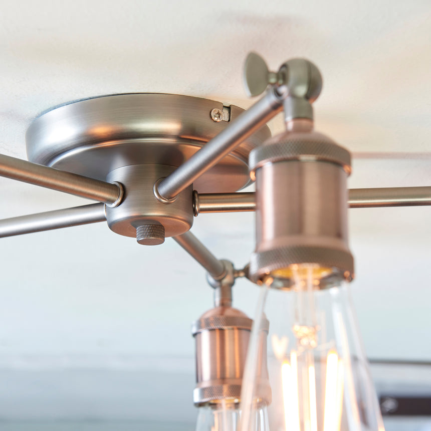 Hal 5 Light Semi-flush Ceiling Light