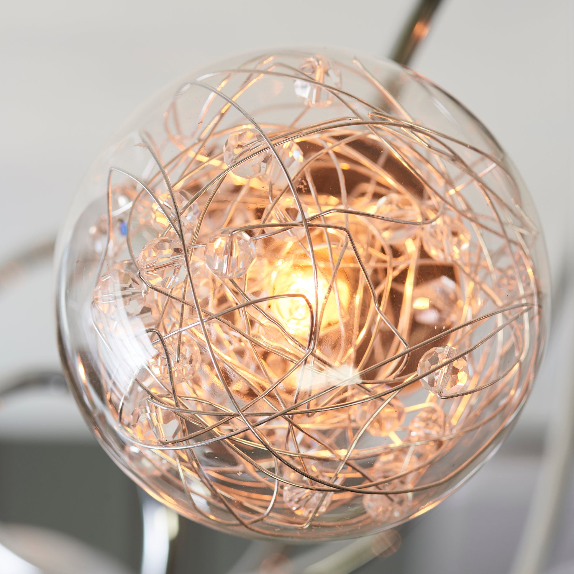 Auria 6 Light Semi Flush Ceiling Light