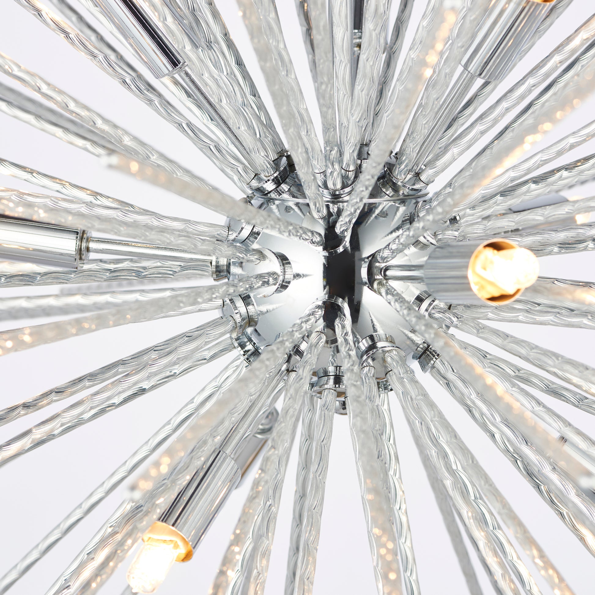 Lena 9 Light Sputnik Pendant Light, Chrome