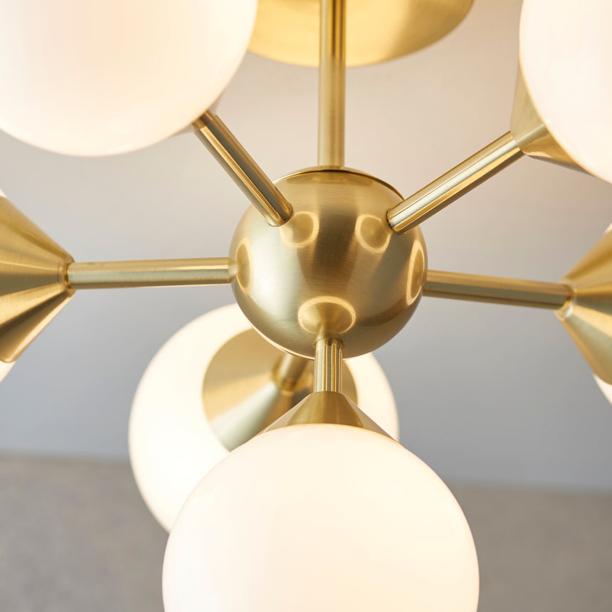 Oscar 6 Light Semi Flush Ceiling Light