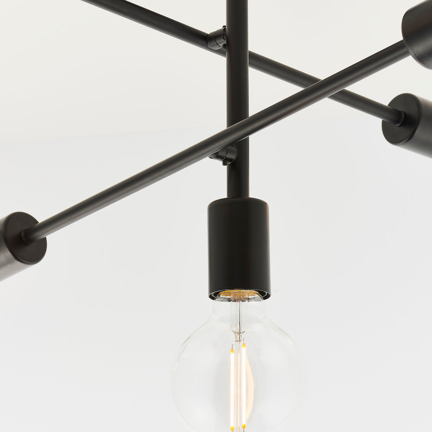 Studio 5 Light Semi Flush Ceiling Light