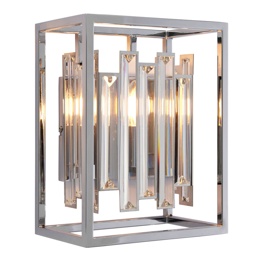 Acadia Wall Light, Chrome