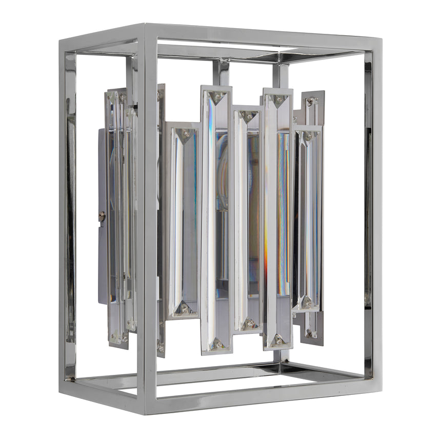 Acadia Wall Light, Chrome