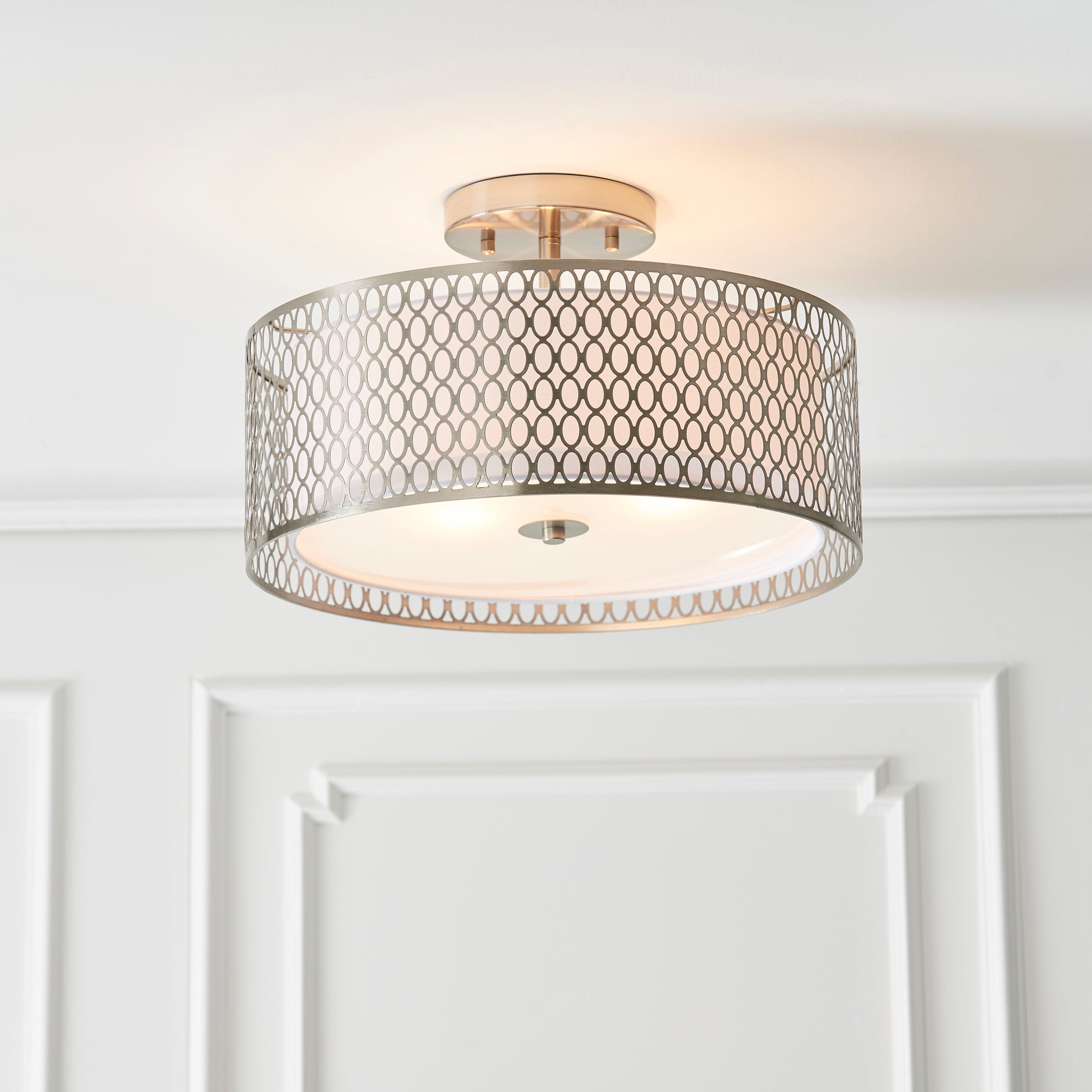 Cordero 3 Light Semi Flush Ceiling Light