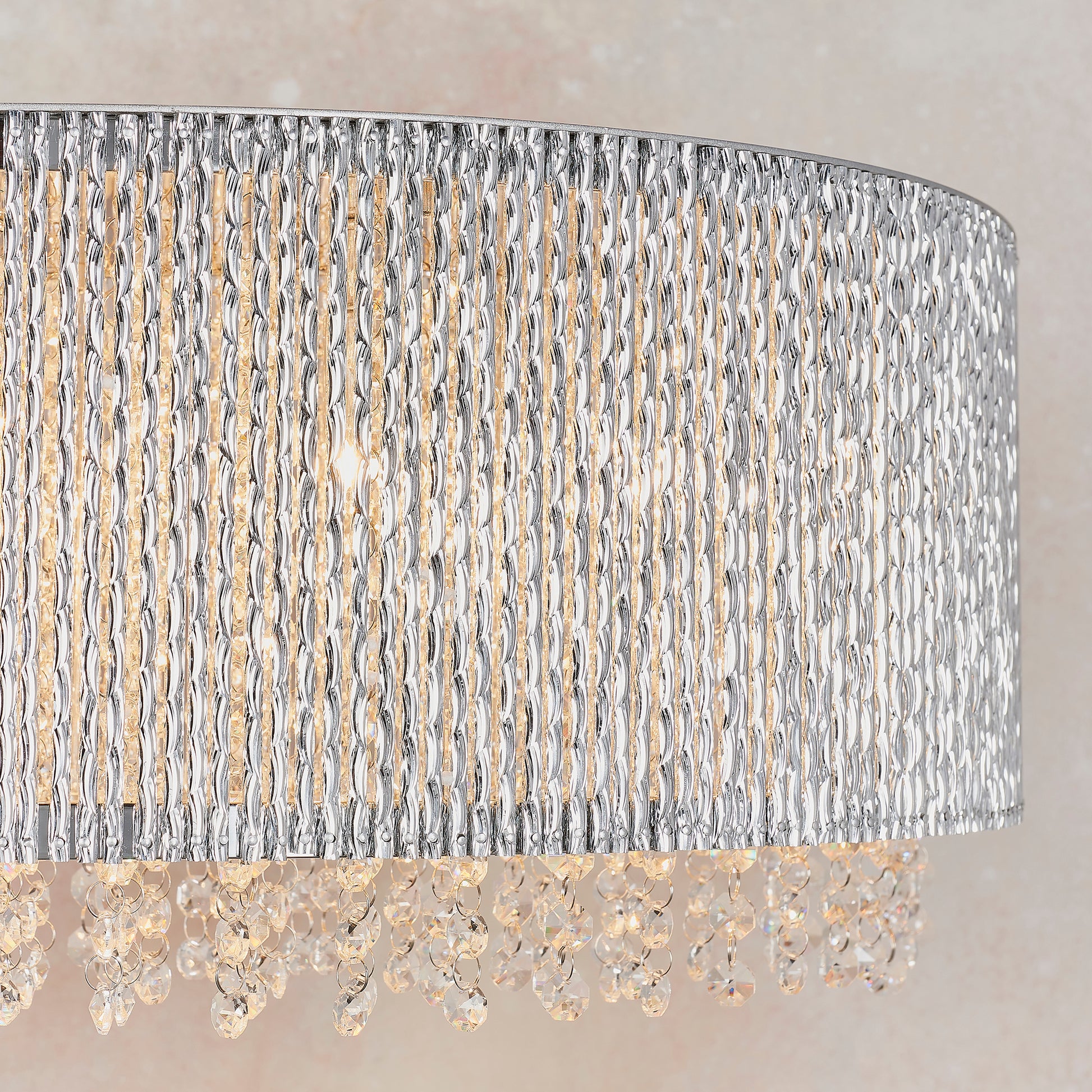 Galina 8 Light Crystal Island Pendant Light