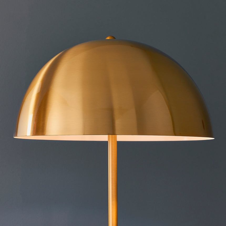 Nova Floor Lamp, Antique Brass