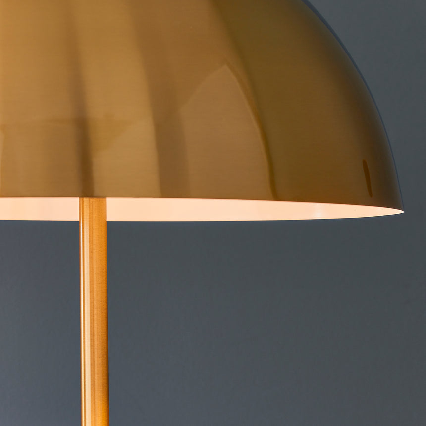 Nova Floor Lamp, Antique Brass