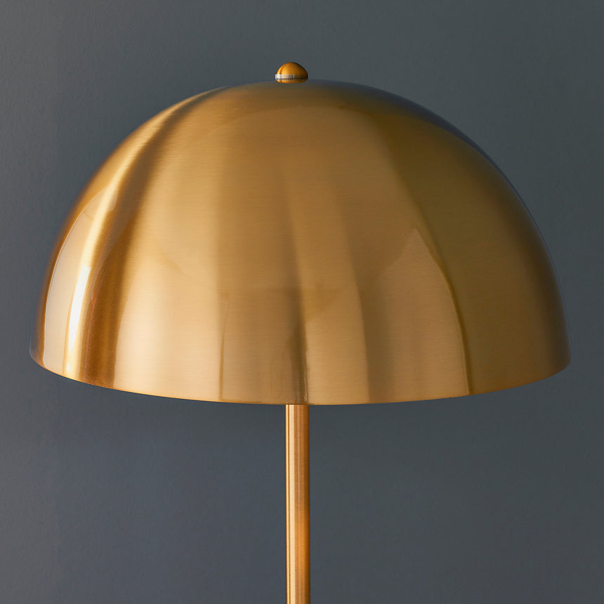 Nova Floor Lamp, Antique Brass