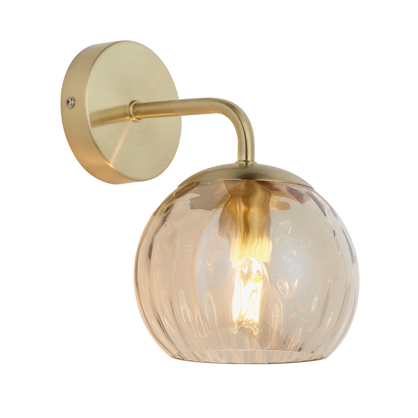Dimple Wall Light, Gold/Champaigne