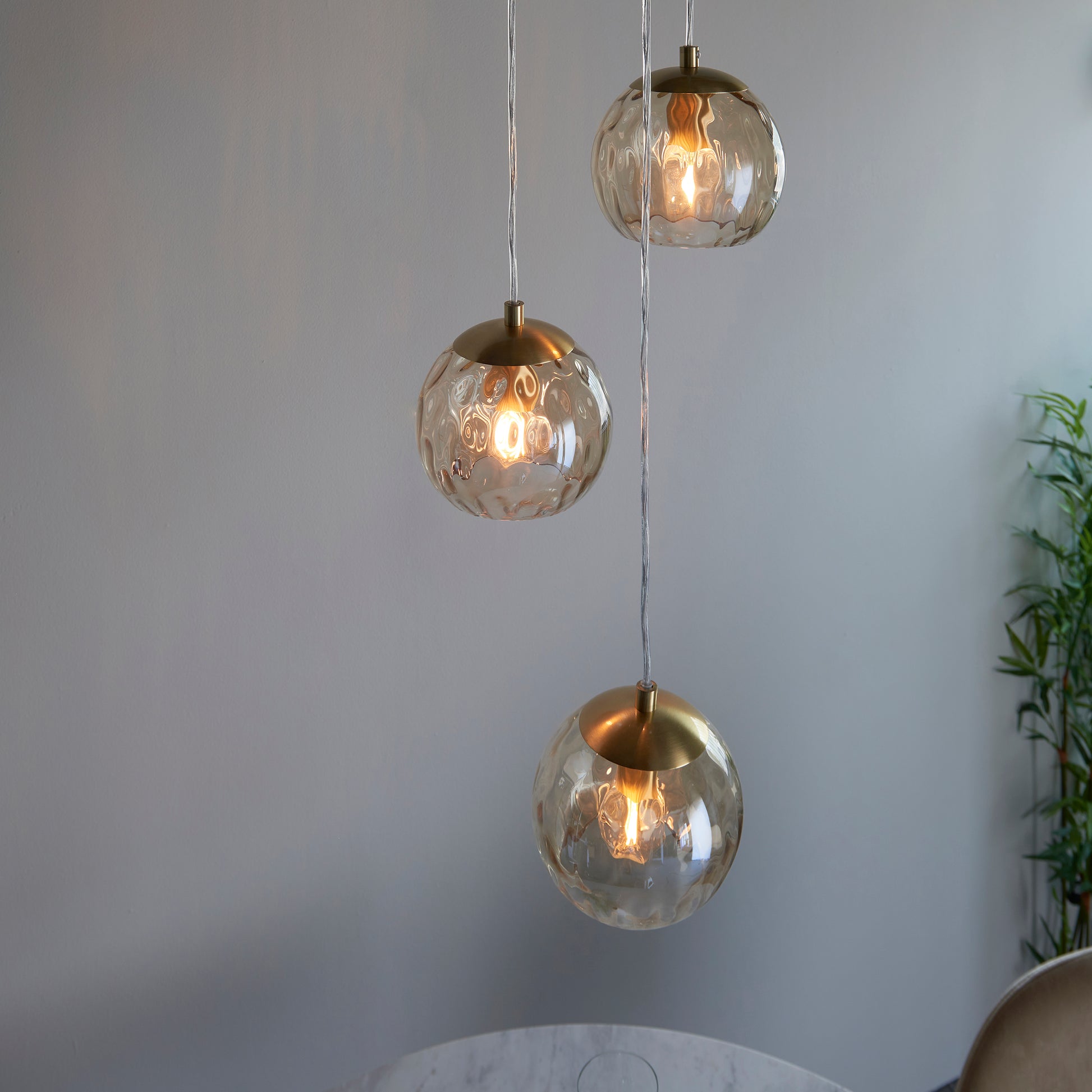 Dimple 3-Light Cluster Pendant