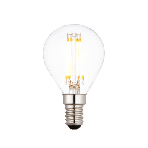 E14 420lm LED Filament Golf Light Bulb, Dimmable