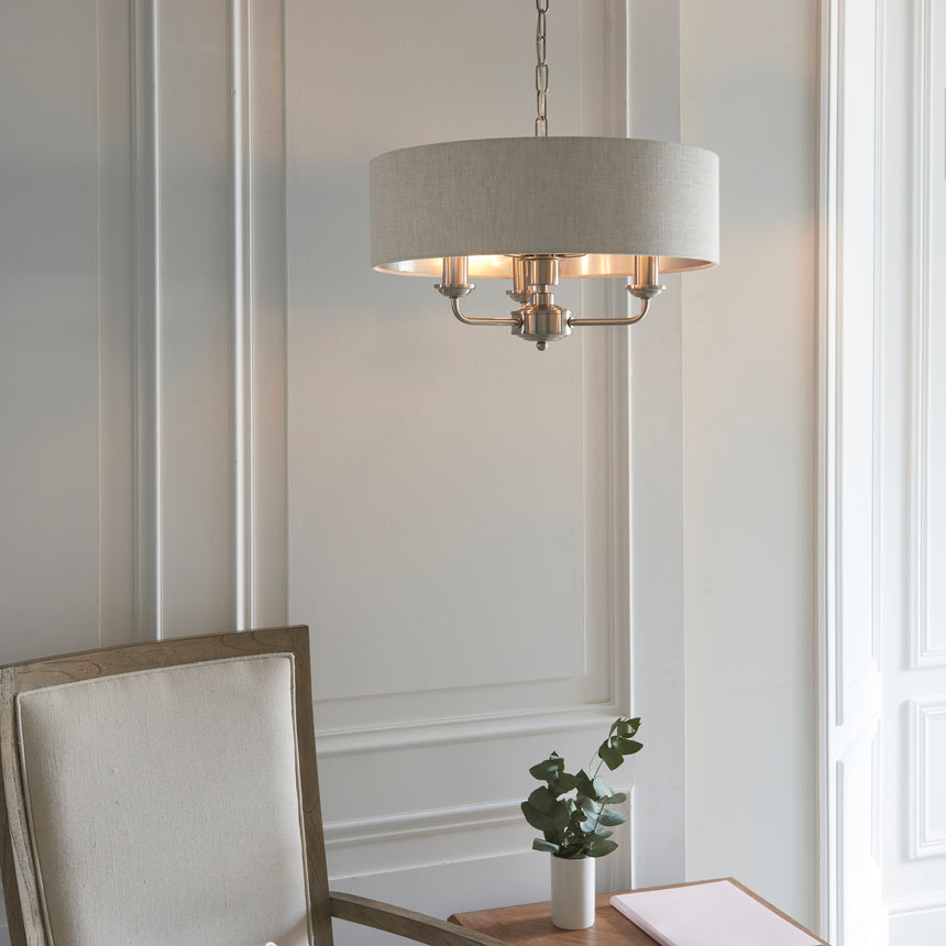 Highclere 3 Light Pendant Chandelier