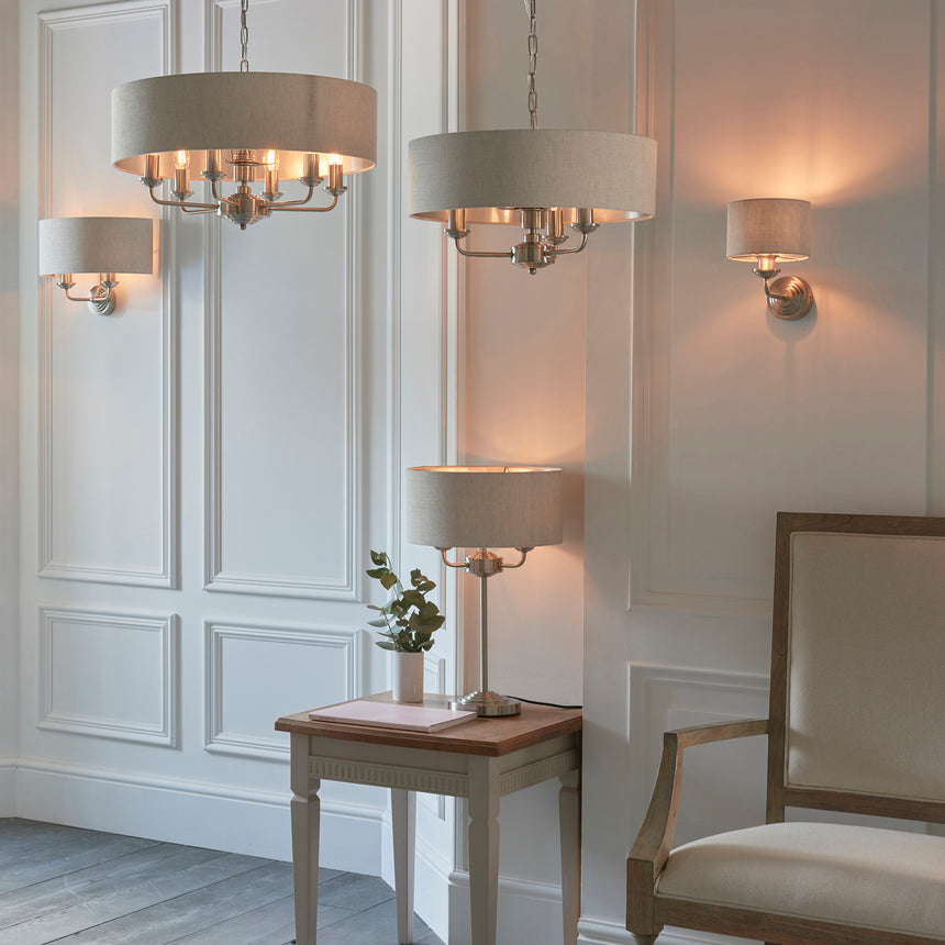 Highclere 3 Light Table Lamp