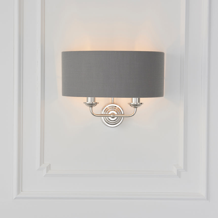 Highclere 2 Light Wall Light