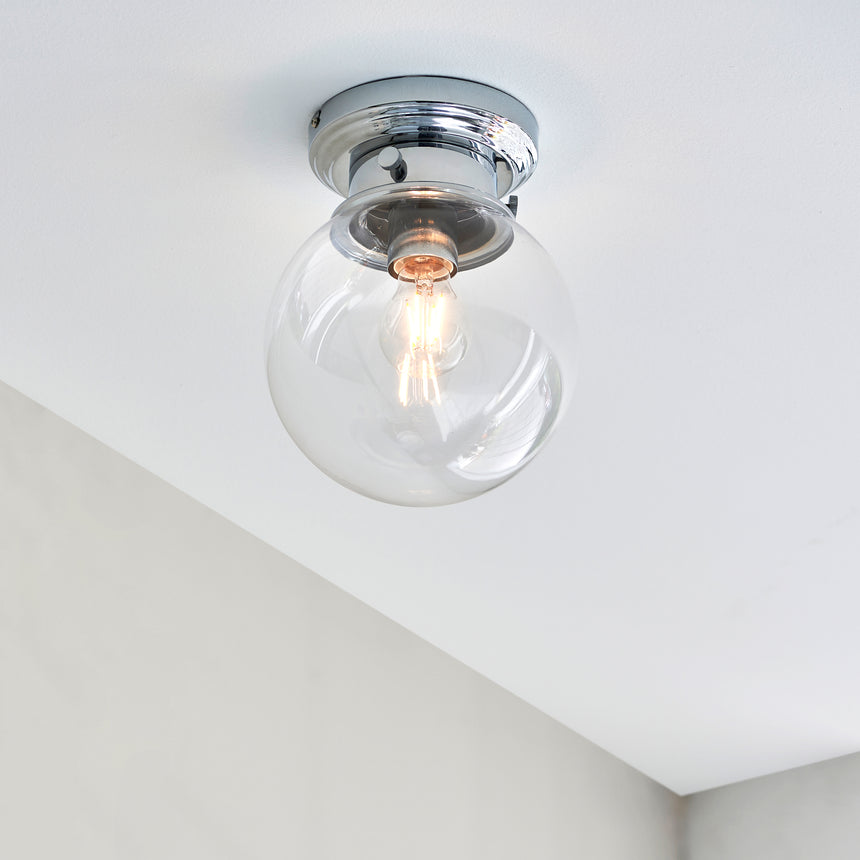 Cheswick Flush Bathroom Ceiling Light