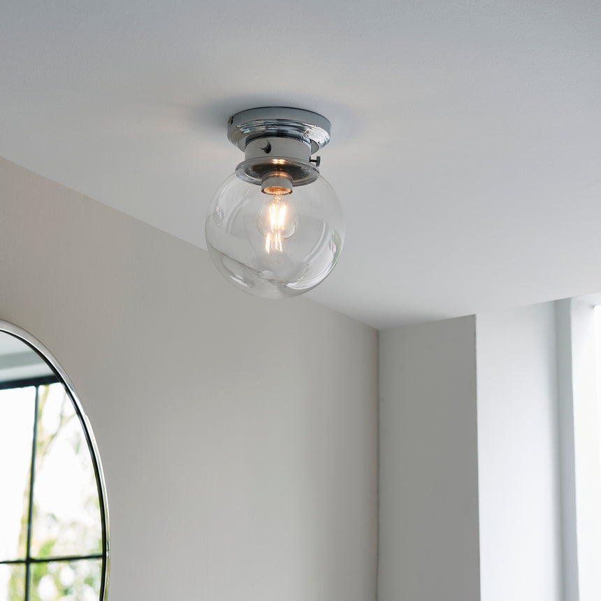 Cheswick Flush Bathroom Ceiling Light