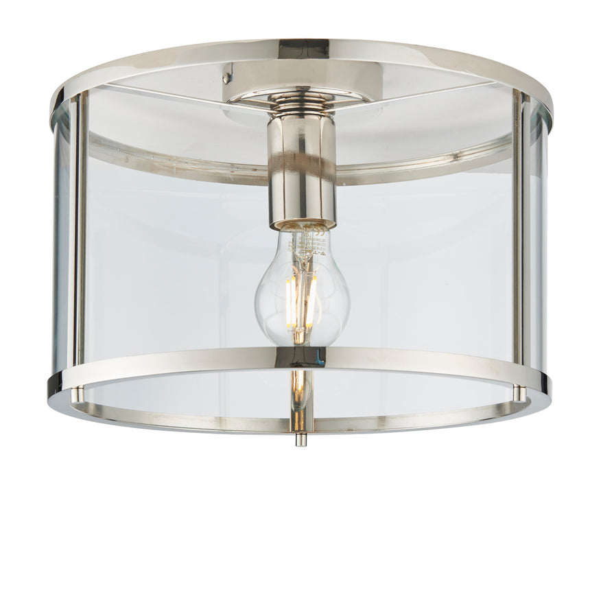 Hopton Glass Flush Ceiling Light