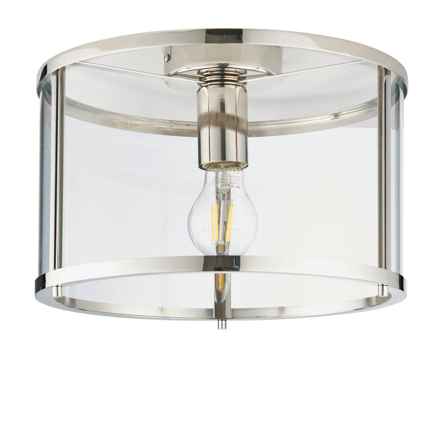 Hopton Glass Flush Ceiling Light