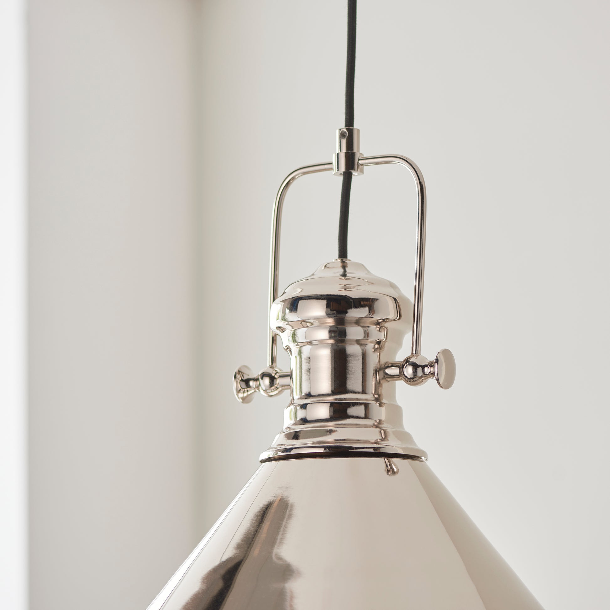 Brampton 36 Pendant Light, Bright Nickel