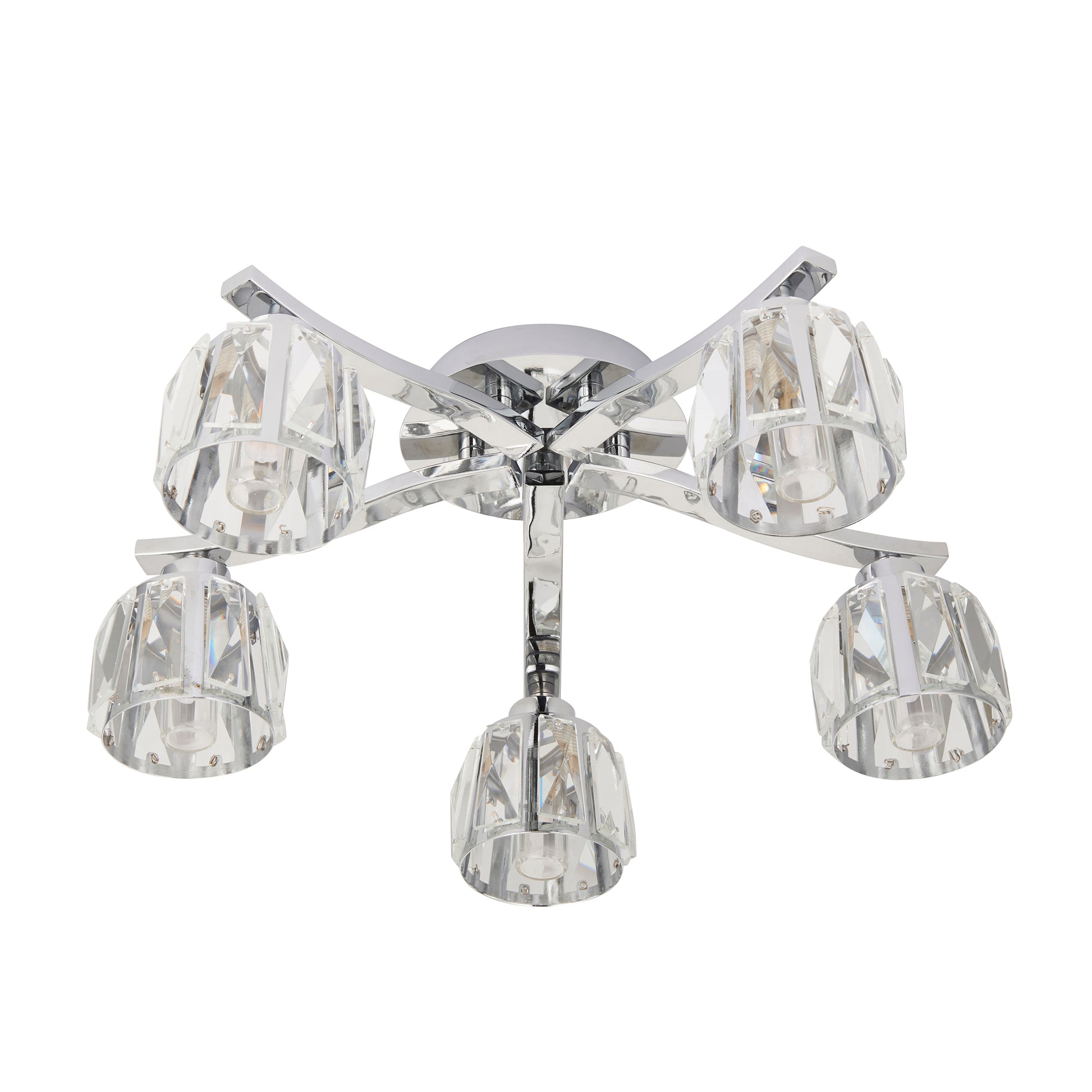 Ria 5-Light Semi-flush Bathroom Ceiling Light