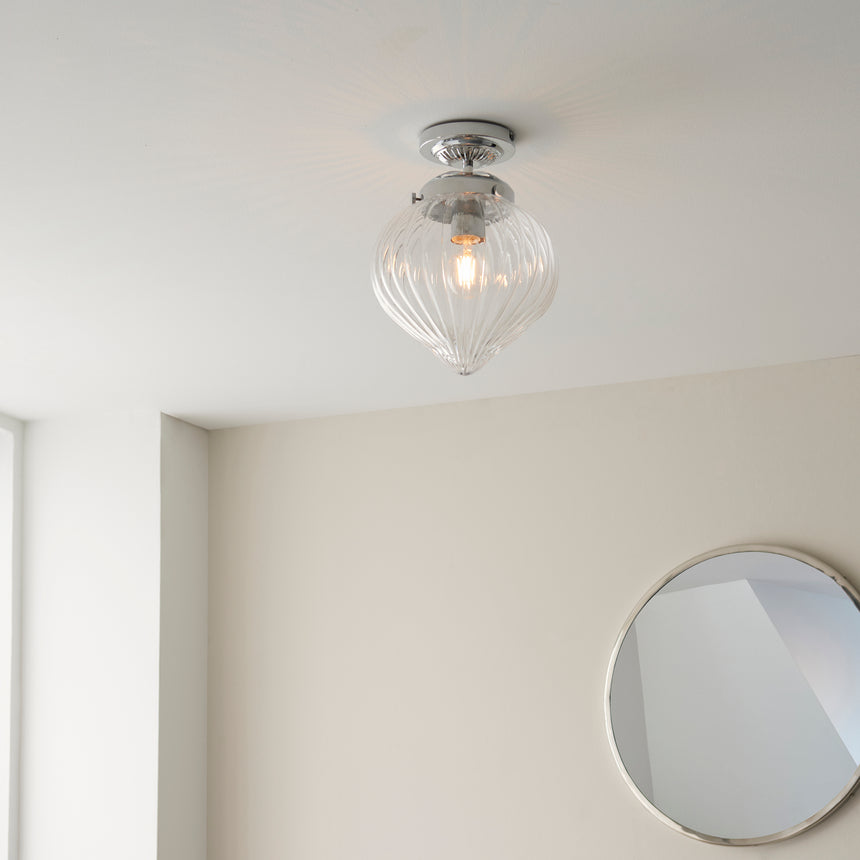 Cheston Flush Bathroom Ceiling Light